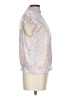 Express 100% Polyester Silver Sleeveless Blouse Size L - photo 4