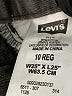 Levi's Solid Gray Jeans Size 10 - photo 4