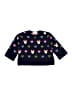 Baby Gap 100% Cotton Hearts Blue Pullover Sweater Size 3 - photo 1