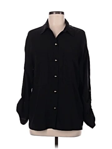 Zara Long Sleeve Button-Down Shirt (view 1)