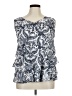 Roz & Ali 100% Polyester Blue Tank Top Size 1X - photo 1