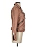 Reiss 100% Leather Brown Leather Jacket Size 4 - photo 4