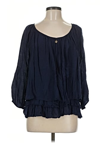 Tempo Paris 3/4 Sleeve Blouse (view 1)