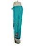 Chico's Design 100% Linen Tropical Teal Linen Pants Size Lg (2) - photo 5