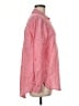 Sigrid Olsen 100% Linen Pink Long Sleeve Blouse Size M - photo 4
