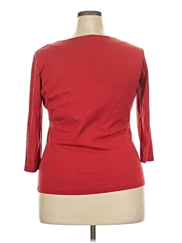 Lafayette 148 New York 3/4 Sleeve Top (view 2)