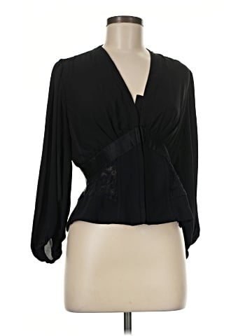 White House Black Market Long Sleeve Blouse (view 1)