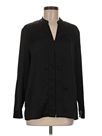 H By Halston Long Sleeve Blouse (view 1)