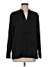 H By Halston 100% Polyester Black Long Sleeve Blouse Size M - photo 1