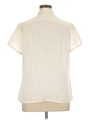 Alfani Short Sleeve Silk Top (view 2)