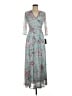 En Focus Studio Teal Casual Dress Size 8 - photo 1