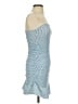 Edikted Stripes Blue Cocktail Dress Size XS - photo 4
