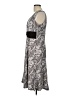 Perceptions Paisley Gray Cocktail Dress Size L - photo 5
