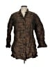 Sun Kim 100% Polyester Brown Coat Size L - photo 1