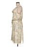 The Limited 100% Polyester Paisley Ivory Cocktail Dress Size L - photo 5