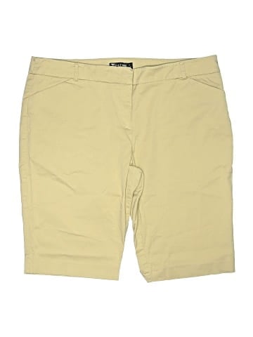 7th Avenue Design Studio New York & Company Khaki Shorts (view 1)