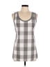 Alysi 100% Cotton Gray Tank Top Size EU (IT) 46 / US 10 - photo 1