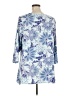 Ruby Rd. Blue 3/4 Sleeve Blouse Size 1X - photo 2