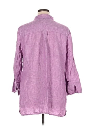 Chico's 3/4 Sleeve Button-Down Shirt (view 2)