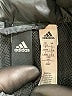 Adidas 100% Polyester Solid Black Windbreaker Size L - photo 6