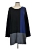 Alfani Color Block Black Pullover Sweater Size L - photo 1