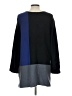 Alfani Color Block Black Pullover Sweater Size L - photo 2