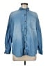 Old Navy Blue Long Sleeve Button-Down Shirt Size M - photo 1