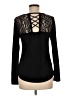 No Boundaries Black Long Sleeve Top Size M - photo 2