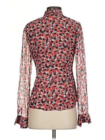 Catherine Malandrino Long Sleeve Silk Top (view 2)