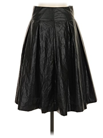 Theory Faux Leather Skirt (view 1)