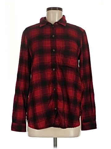 American Eagle Outfitters Long Sleeve Button-Down Shirt (view 1)