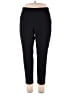 SOHO Apparel Ltd Solid Black Casual Pants Size 1X - photo 1