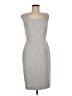 Ann Taylor Houndstooth Gray Casual Dress Size 6 - photo 1
