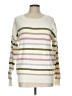 Design History Stripes Ivory Pullover Sweater Size L - photo 1