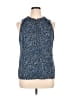 Apt. 9 100% Polyester Blue Sleeveless Blouse Size XL - photo 1