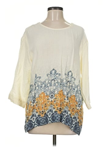Purejill 3/4 Sleeve Blouse (view 1)