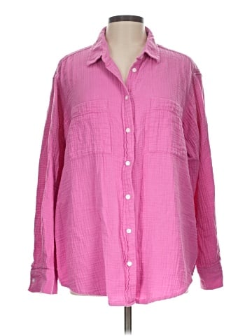 Gap Long Sleeve Button-Down Shirt (view 1)