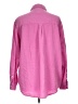 Gap Checkered-gingham Pink Long Sleeve Button-Down Shirt Size L - photo 2