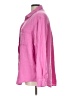 Gap Checkered-gingham Pink Long Sleeve Button-Down Shirt Size L - photo 5