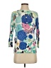 Talbots Floral Blue Cardigan Size S - photo 1