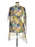 MENG Yellow Short Sleeve Blouse Size XL - photo 2