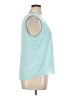 Worthington 100% Polyester Teal Sleeveless Blouse Size XL - photo 4