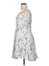 Old Navy Paisley Silver Cocktail Dress Size XL - photo 5