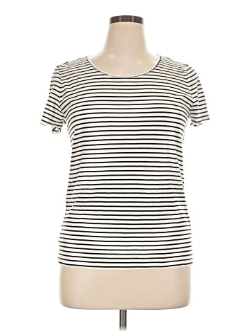 Ann Taylor Factory Short Sleeve T-Shirt (view 1)