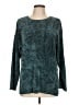 August Silk Teal Pullover Sweater Size L - photo 1