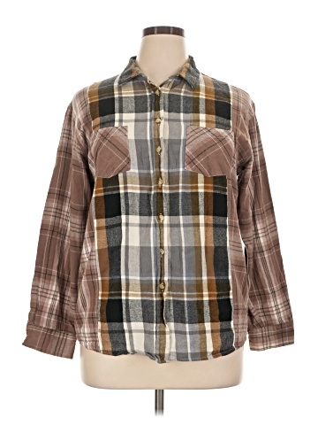 RSQ Long Sleeve Button-Down Shirt (view 1)