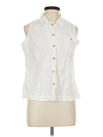 Brisas Sleeveless Button-Down Shirt (view 1)
