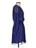 BCBGeneration 100% Polyester Solid Blue Casual Dress Size XS - photo 4