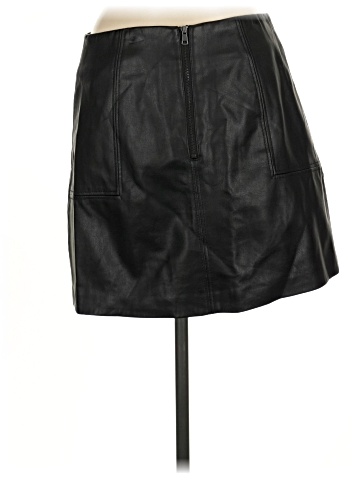 H&M Faux Leather Skirt (view 2)