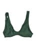 Quince Solid Green Swimsuit Top Size S - photo 2